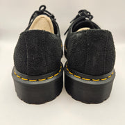 DR MARTENS MEN'S 8 BLACK BEX EXPOSED ST STEEL TOE 1461 OXFORD SHOES SUEDE