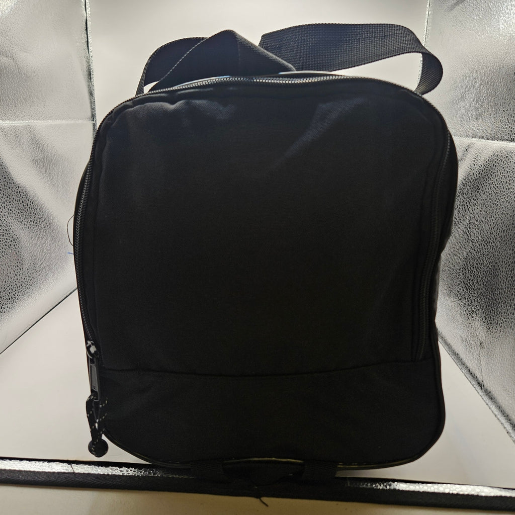 CHAMPION LOGO BLACK GREY DUFFLE BAG 17X9X9INCH