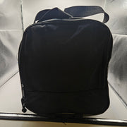 CHAMPION LOGO BLACK GREY DUFFLE BAG 17X9X9INCH