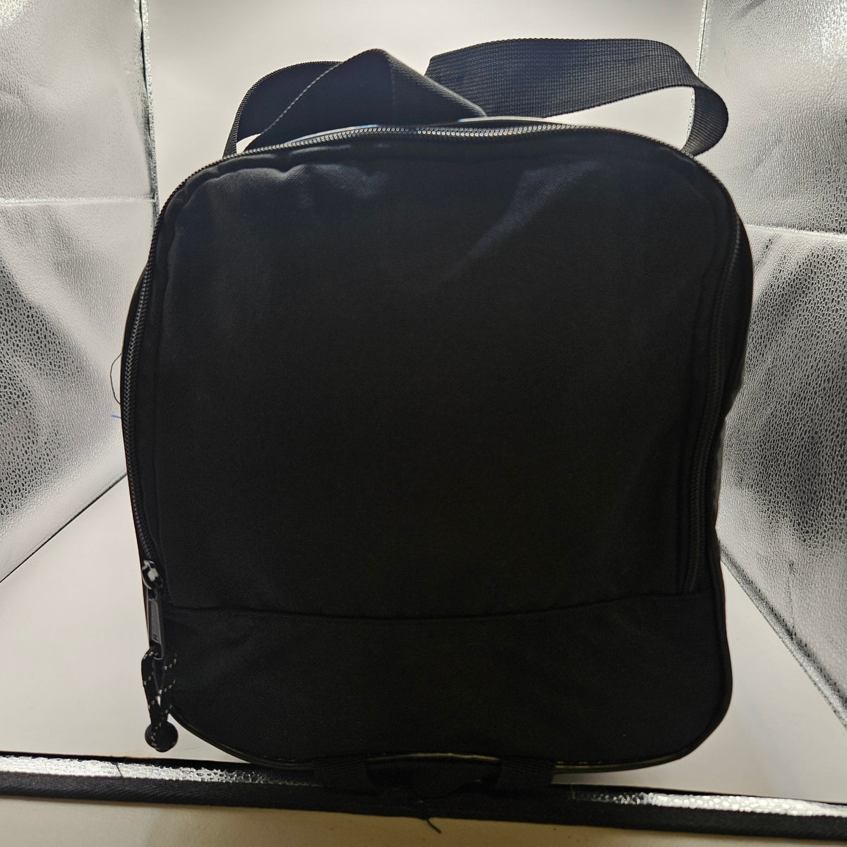 CHAMPION LOGO BLACK GREY DUFFLE BAG 17X9X9INCH