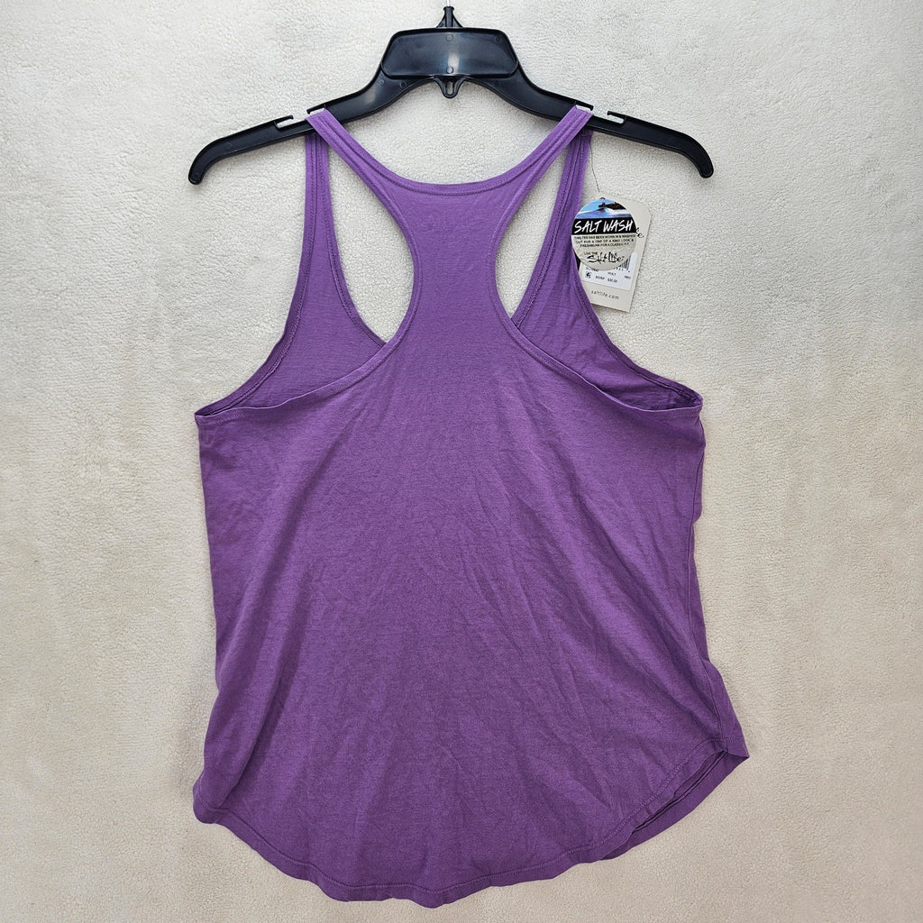 SALT LIFE WOMEN'S MEDIUM VIOLET TANK SALT WASHED NWT