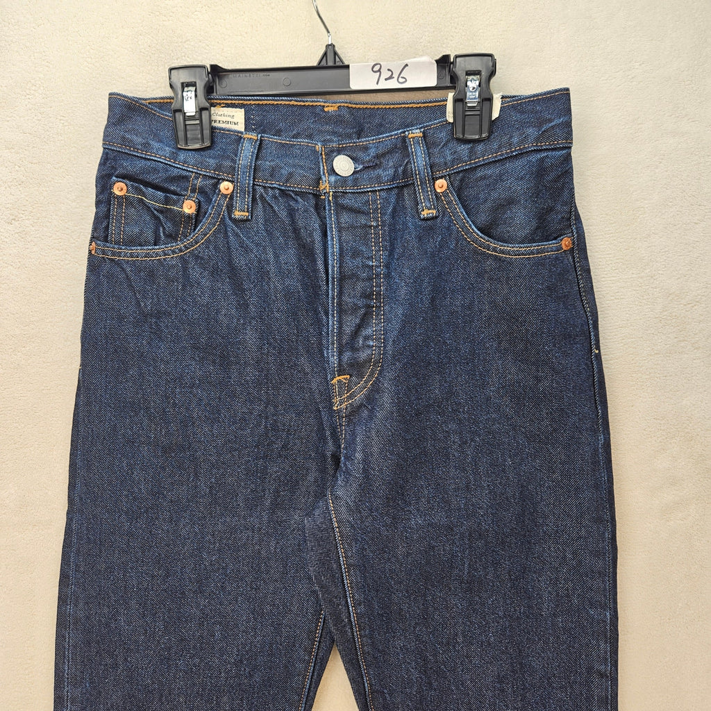 LEVI'S CIRCULAR 501 WOMEN'S 25X32 ORIGINAL FIT JEANS FIRST DARK WASH NWT