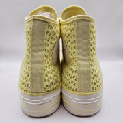CONVERSE WOMEN'S 7 CHUCK TAYLOR ALL STAR LIFT HI PLATFORM LEMON SLUSHY A14967C
