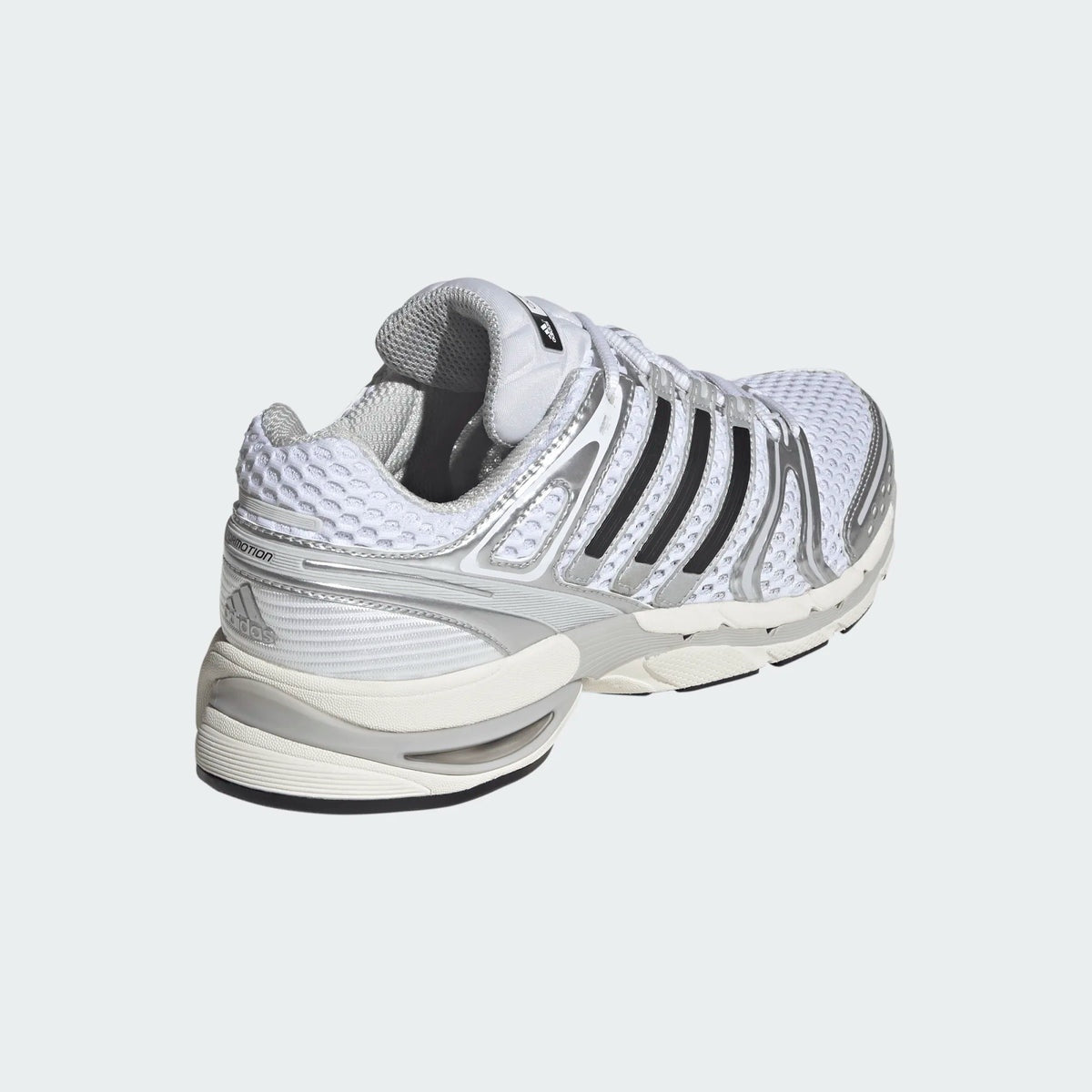 ADIDAS MEN'S 10 ADISTAR CONTROL 5 RUNNING SHOES METALLIC SILVER WHT JQ4168 NIB