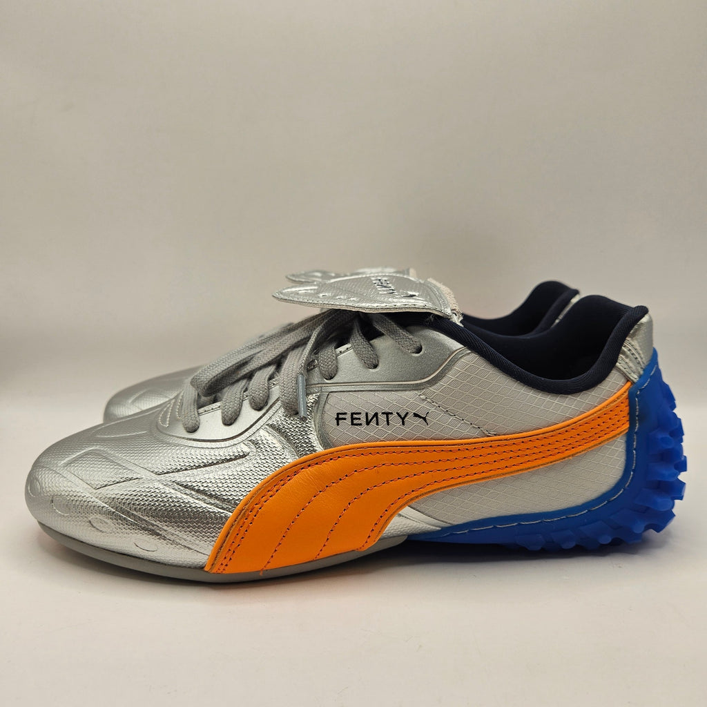 PUMA X FENTY WOMEN'S 7.5 AVANTI LS-X RIHANNA SNEAKERS 404809-02 SILVER NWOB