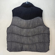 LEVI'S MEN'S XXL WILD WEST DENIM CORDUROY DOWN FILL VEST HAMILTON HEIGHTS BLACK