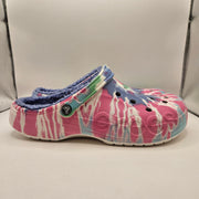 CROCS MEN'S 13 BAYA LINED TIE DYE GRAPHIC CLOG NWT 207329
