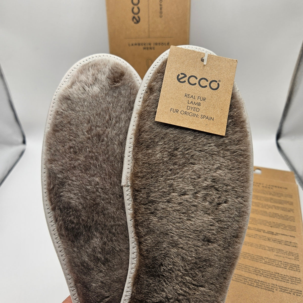ECCO MEN'S 41 LAMBSKIN COMFORT INSOLES NIB