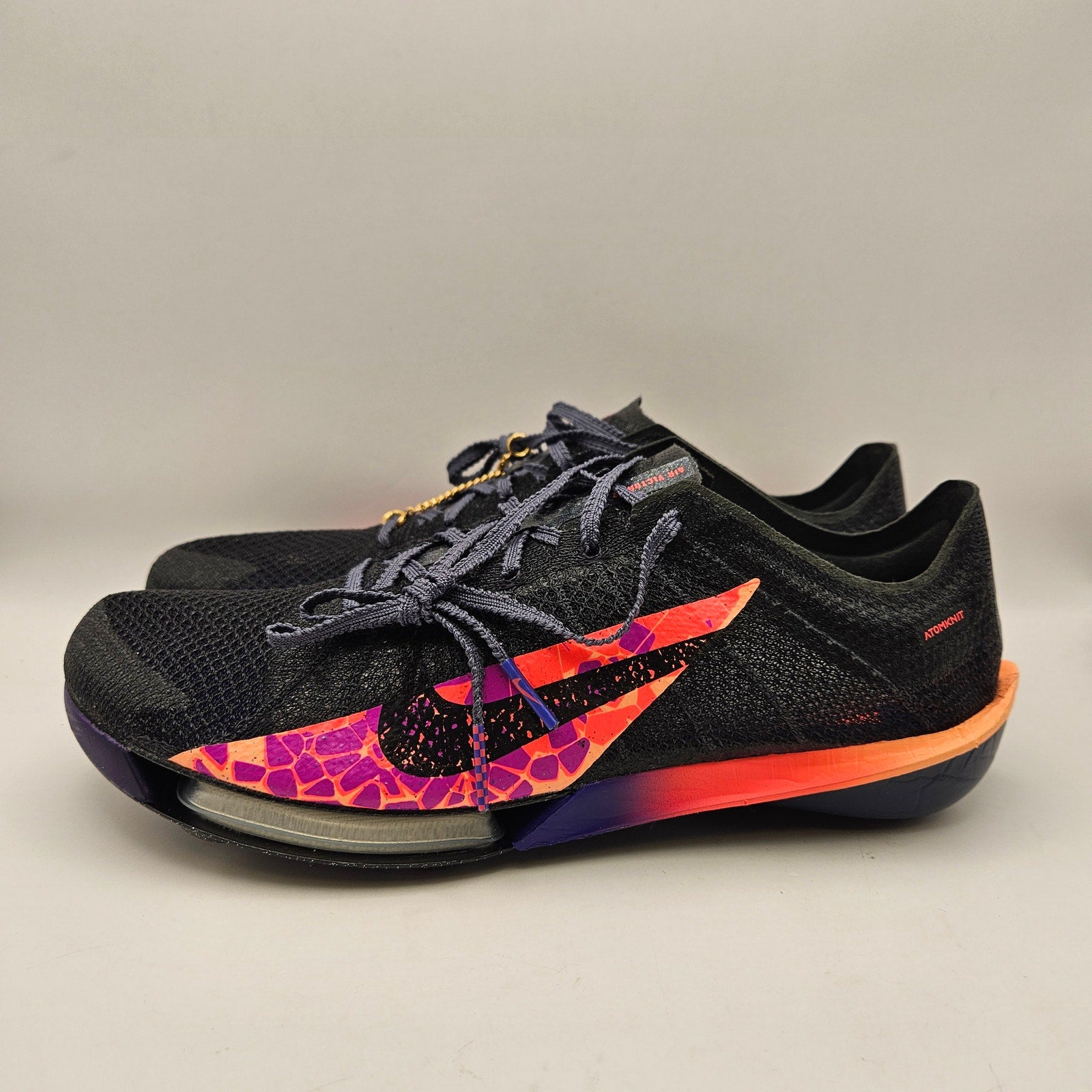 NIKE MEN'S 8.5 AIR ZOOM VICTORY 2 GLAM TRACK & FIELD SPIKES NWOB NO BAGS