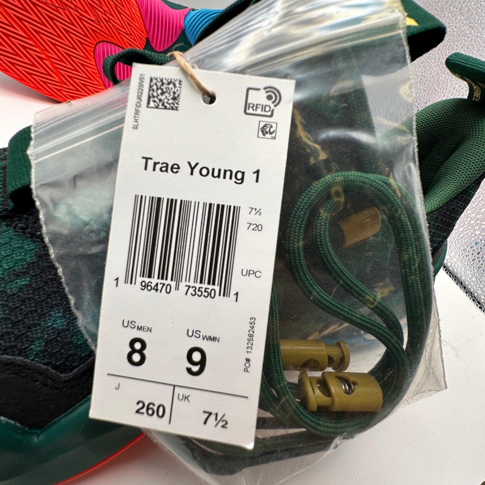 ADIDAS x TRAE YOUNG 1 96 Olympics IG3097 Basketball Shoes Green Orange Blue