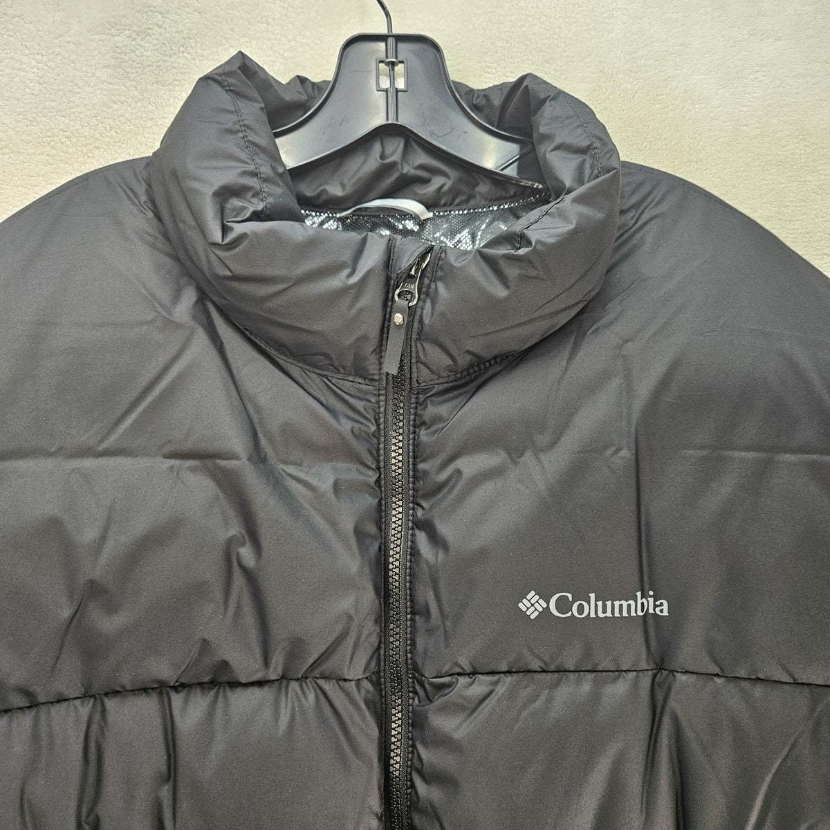 COLUMBIA MEN'S XXL LAKEPORT FS PUFFER JACKET BLACK OMNI HEAT INSULATED NWT