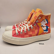 CONVERSE MEN'S 8 CHUCK 70 HIGH DORAEMON PINK A15790C CANVAS SNEAKER