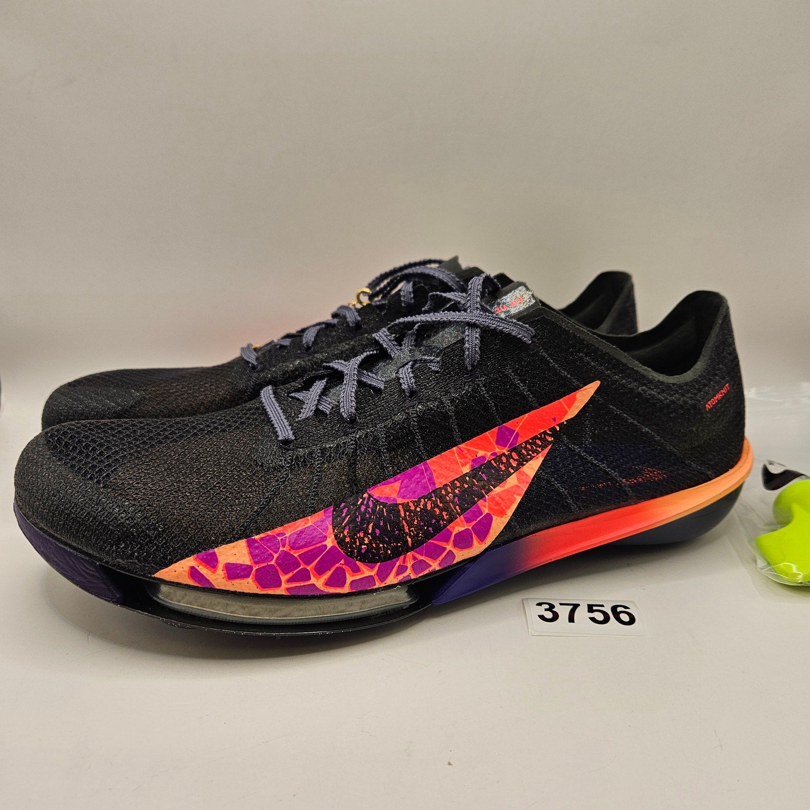 NIKE MEN'S 6.5 AIR ZOOM VICTORY 2 GLAM TRACK & FIELD SPIKES NWOB NO BAGS
