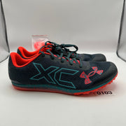 UNDER ARMOUR Brigade XC Low Spiked Track Shoes Sz 9 3022001-401
