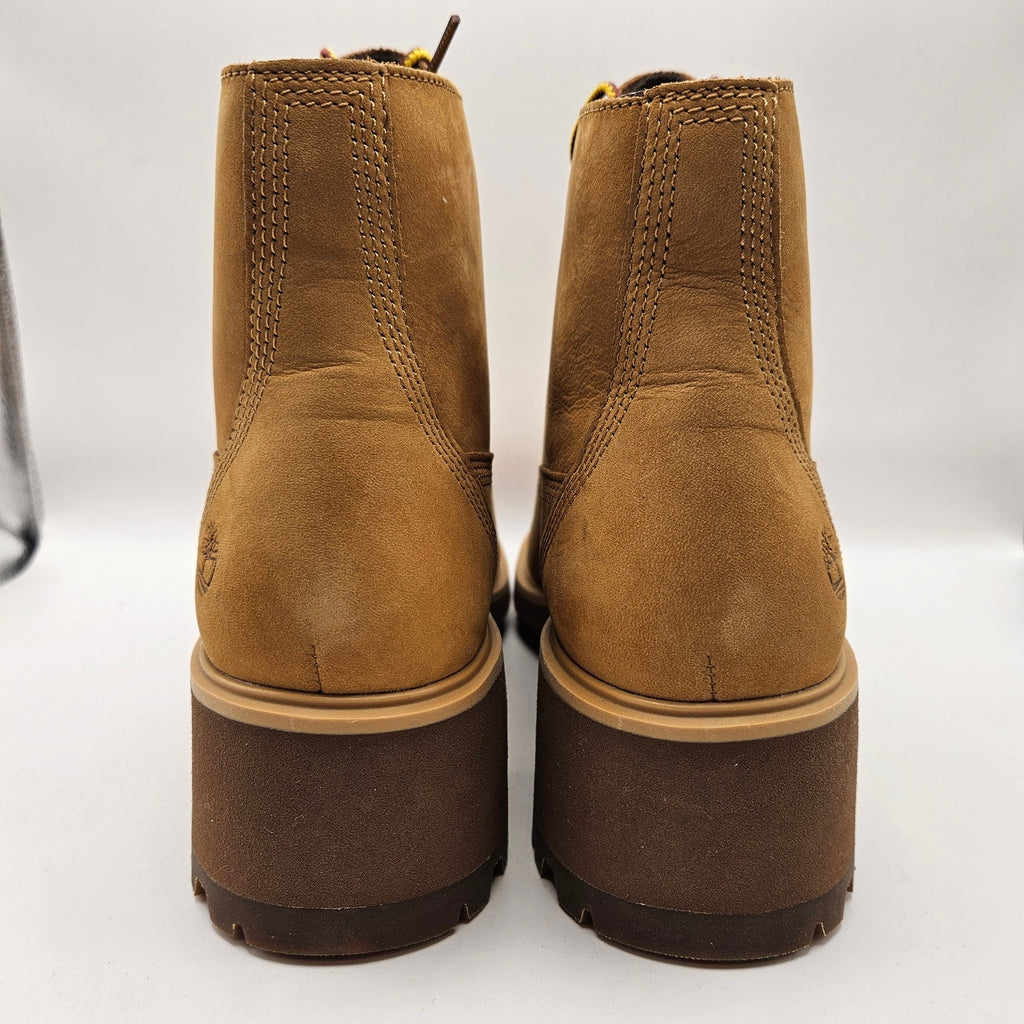 TIMBERLAND WOMEN'S 9.5 KORI PARK 6 INCH LACE UP NUBUCK BOOT WHEAT NWOB A439T
