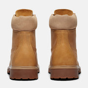 TIMBERLAND WOMEN'S 7 PREMIUM 25 WP 6 INCH LACE UP WP WHEAT FULL GRAIN BOOT