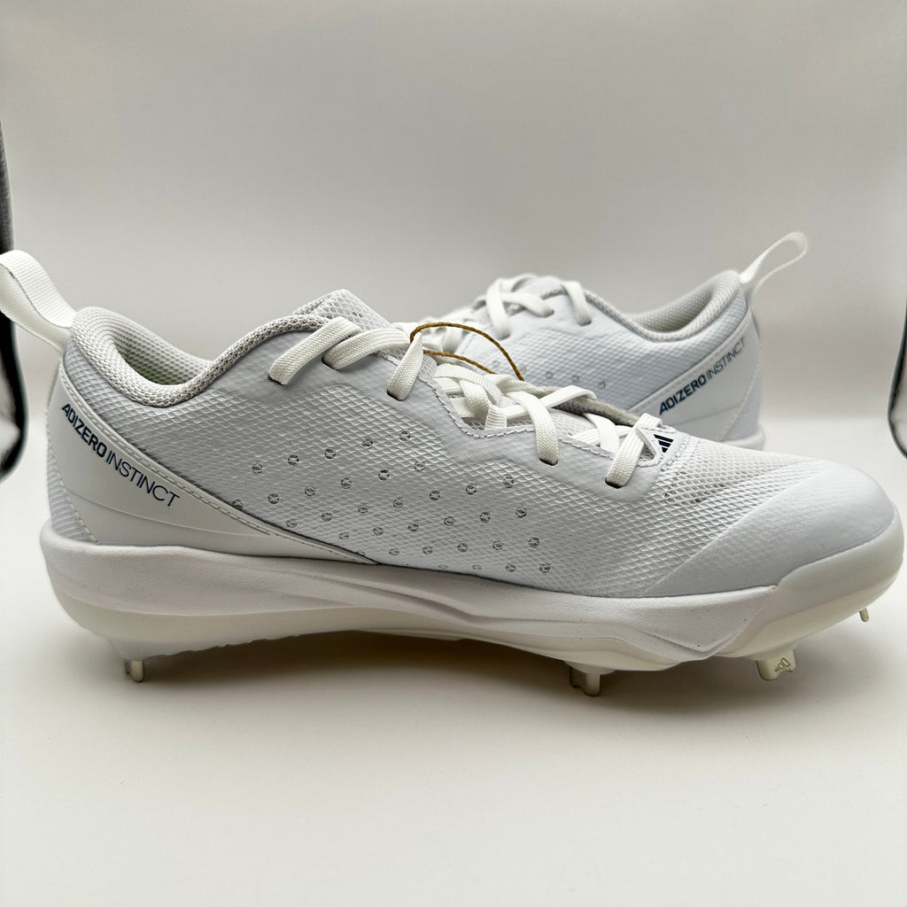 Adidas Womens 7.5 Softball Shoes Adizero Instinct IH3468 White/Blue