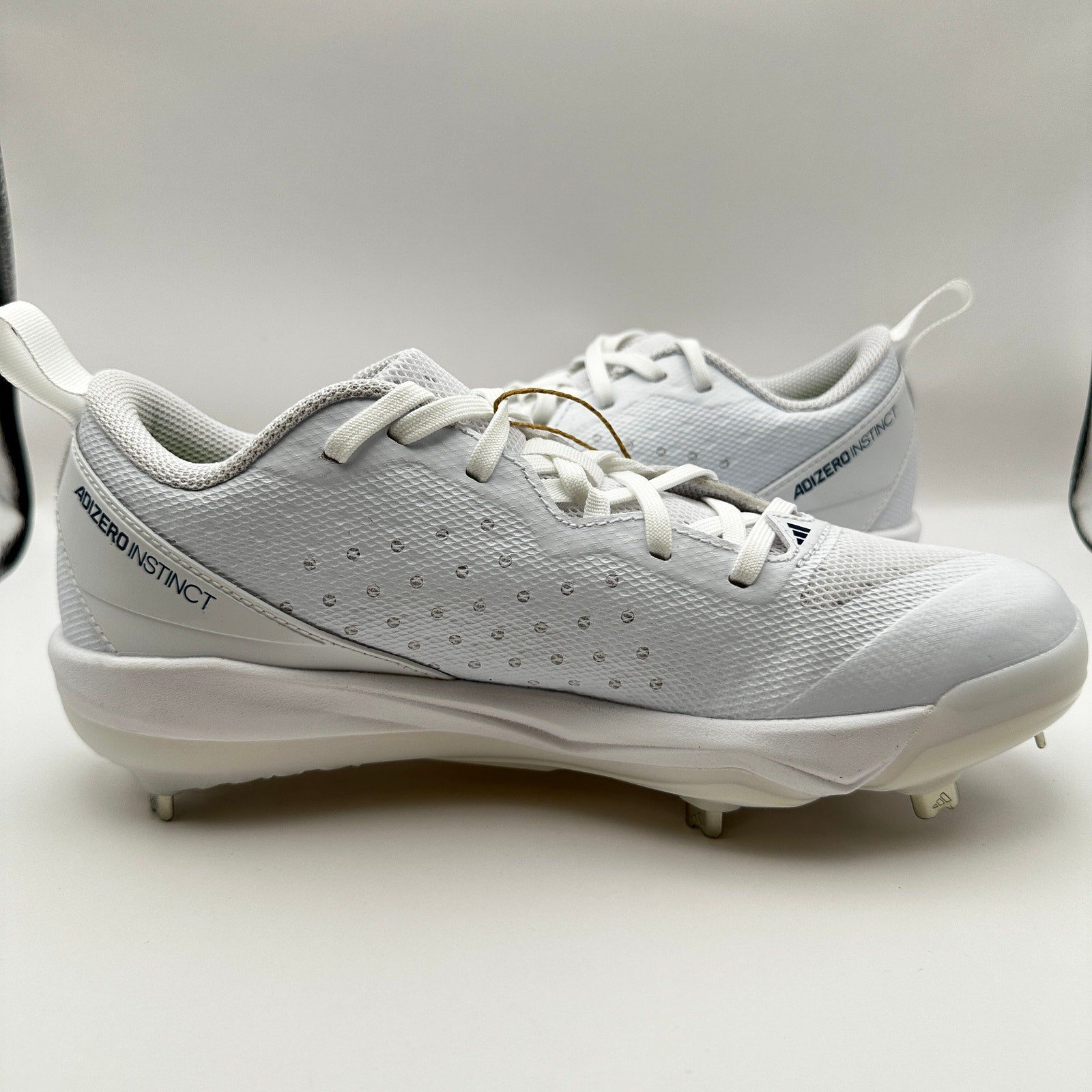 Adidas Womens 7.5 Softball Shoes Adizero Instinct IH3468 White/Blue