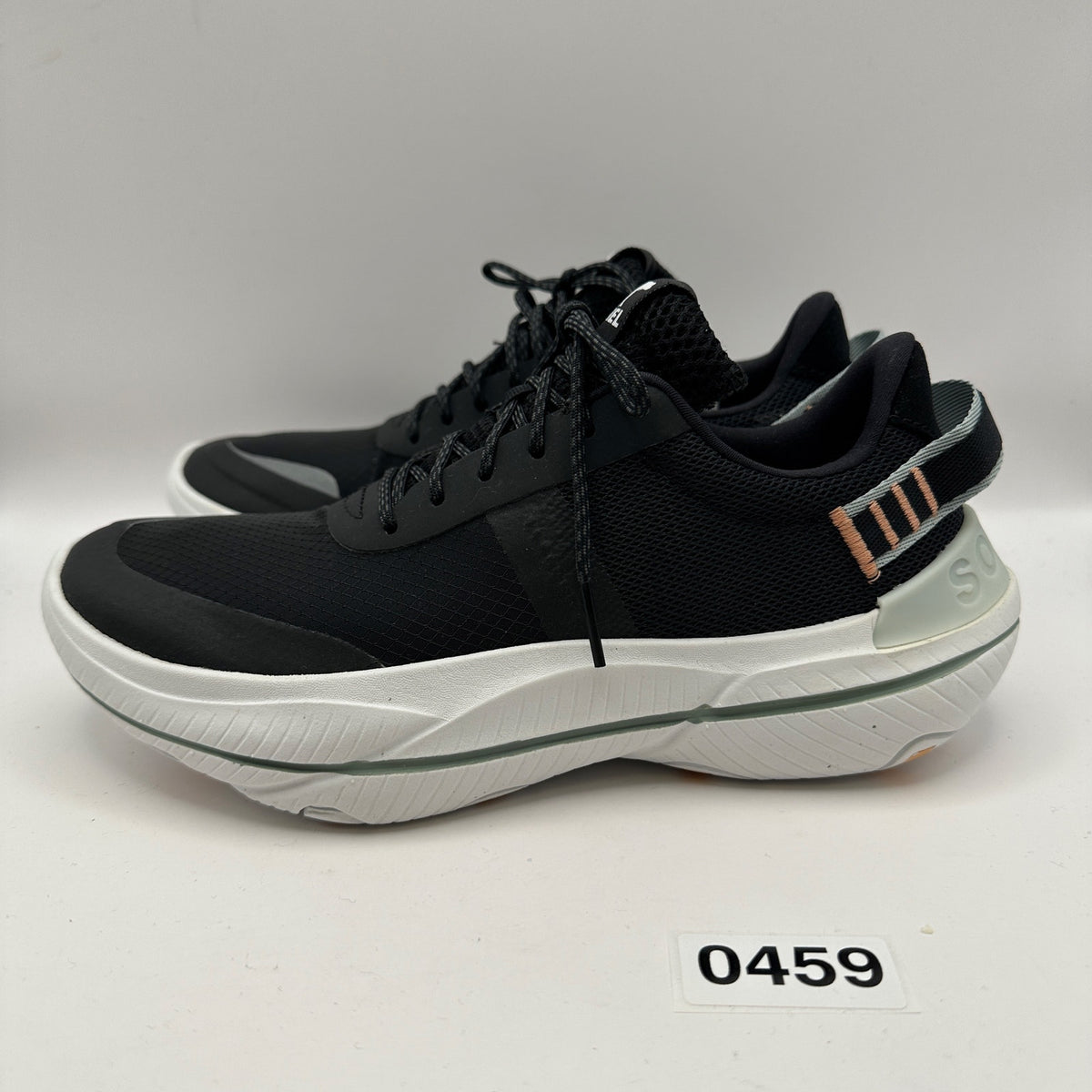 SOREL Women's 6.5 EXPLORER BLITZ LEISURE LACE Black/Blue Hint Sneaker