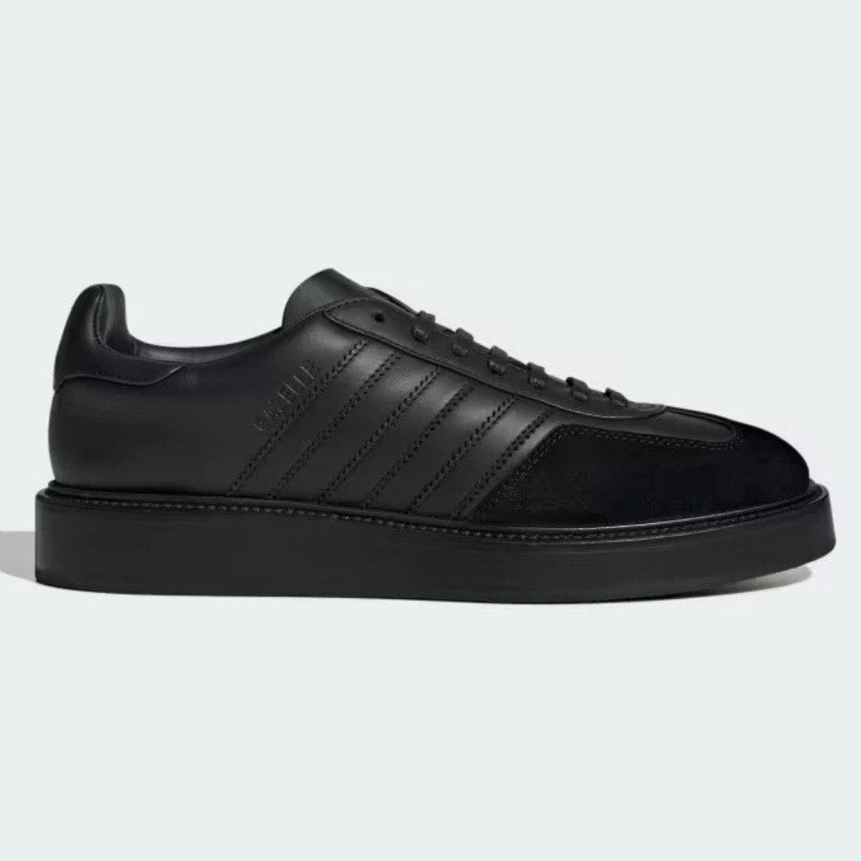ADIDAS MADE IN ITALY MEN'S 6 PREMIUM GAZELLE INDOOR BLACK LEATHER IH8642