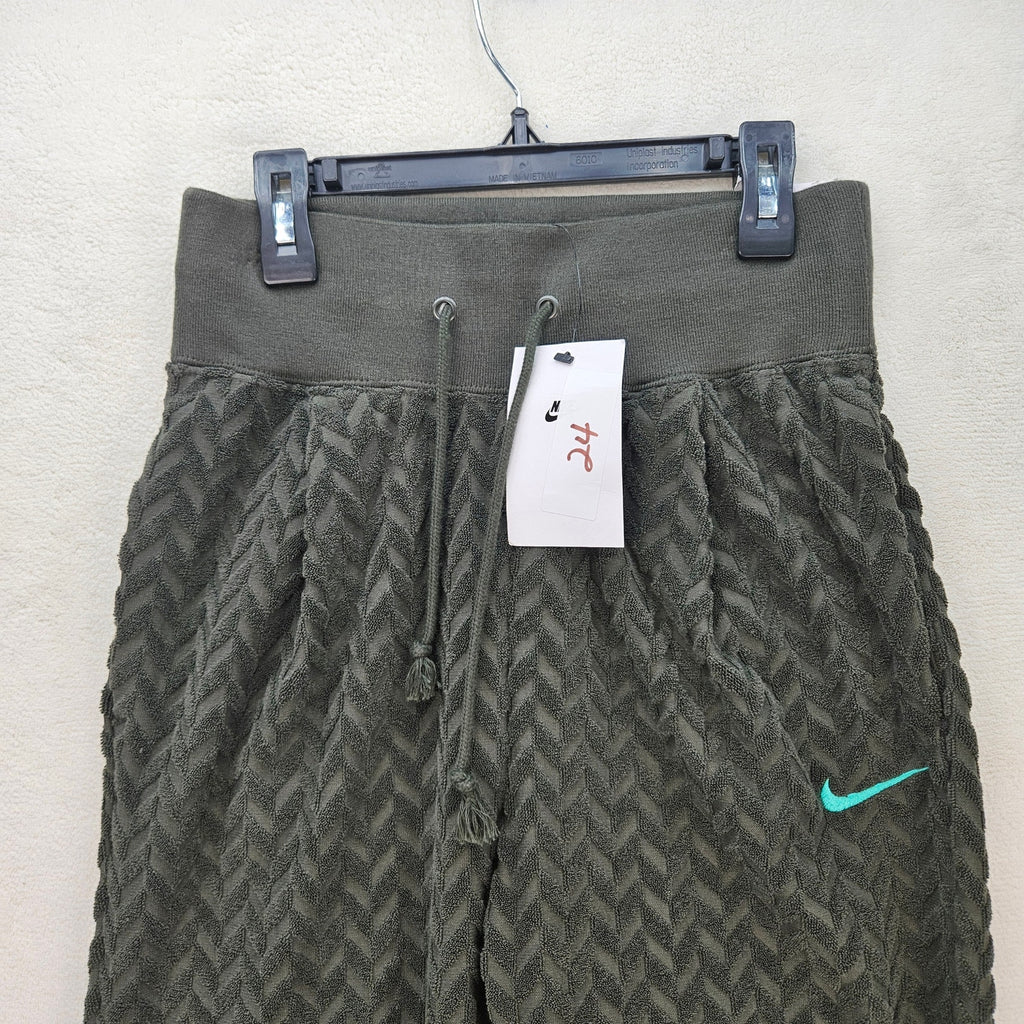 NIKE WOMEN'S XS MODERN EVERYDAY SPORTSWEAR OLIVE GREEN PANTS DR2178-355 NWT