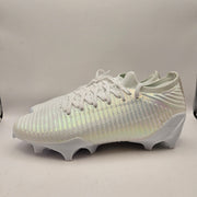 UNDER ARMOUR MEN'S 9 BLUR LUX MC WHT IRIDESCENT FOOTBALL CLEATS NWOB 3028220-100