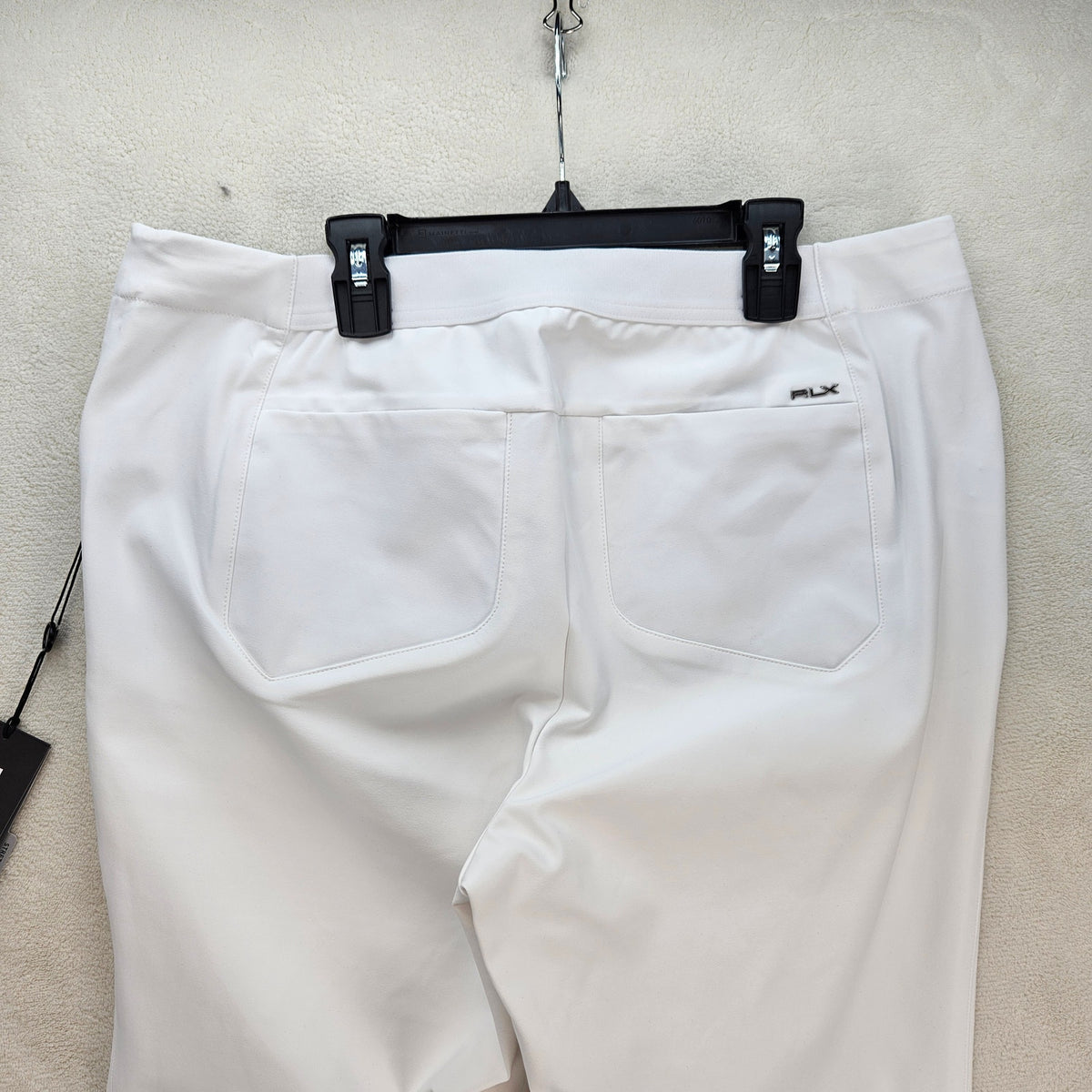 RLX RALPH LAUREN GOLF PANTS WOMEN'S 12 WHITE STRETCH MSRP $168 NWT