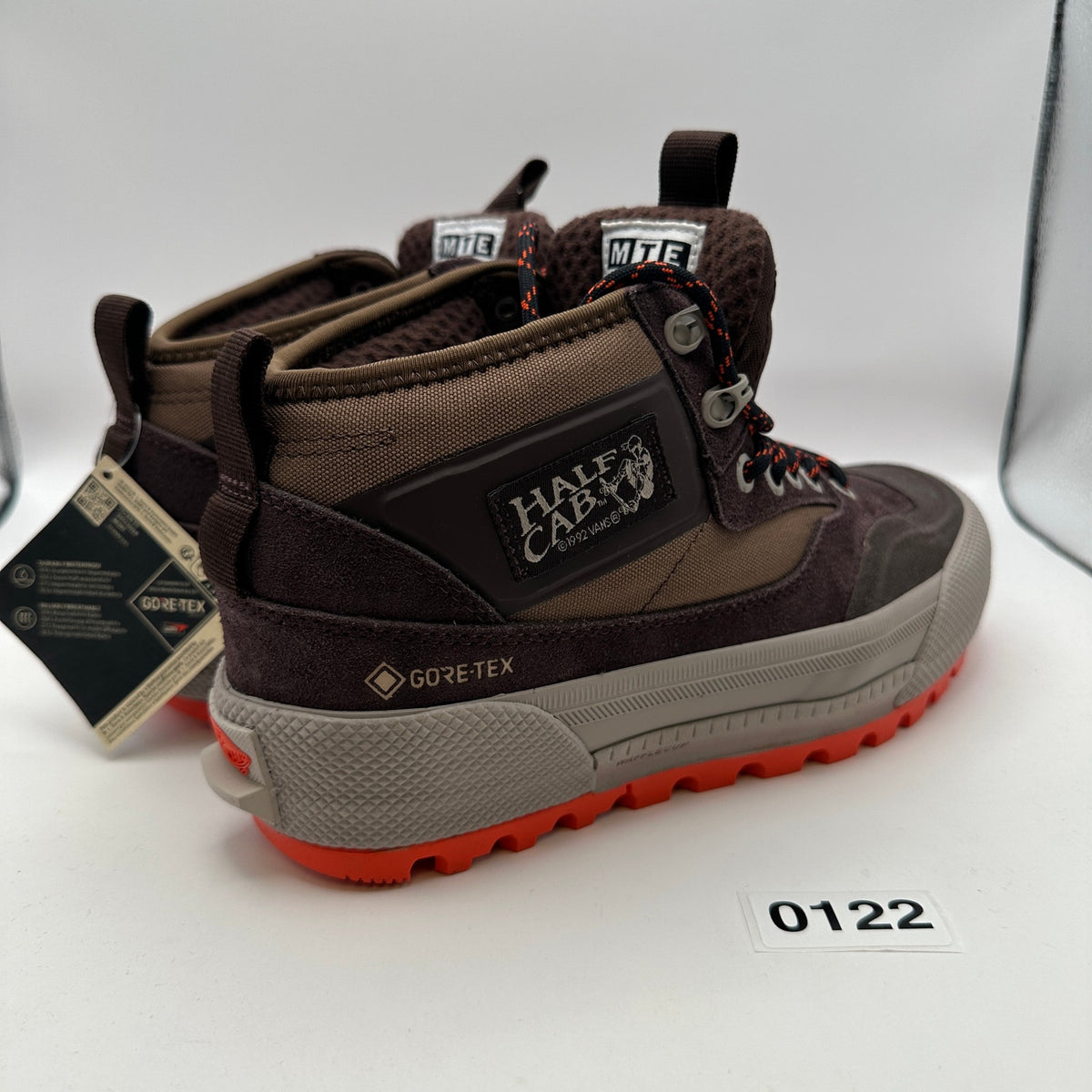 VANS Half Cab GORE-TEX Mens Size 6 MTE Shoes Brown Gray All-Trac Ultra Cush WP