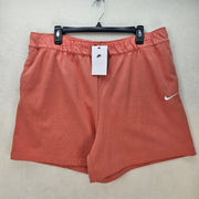 NIKE SPORTSWEAR WOMEN'S XL COTTON JERSEY SHORTS MADDER ROOT DM6728-827 NWT