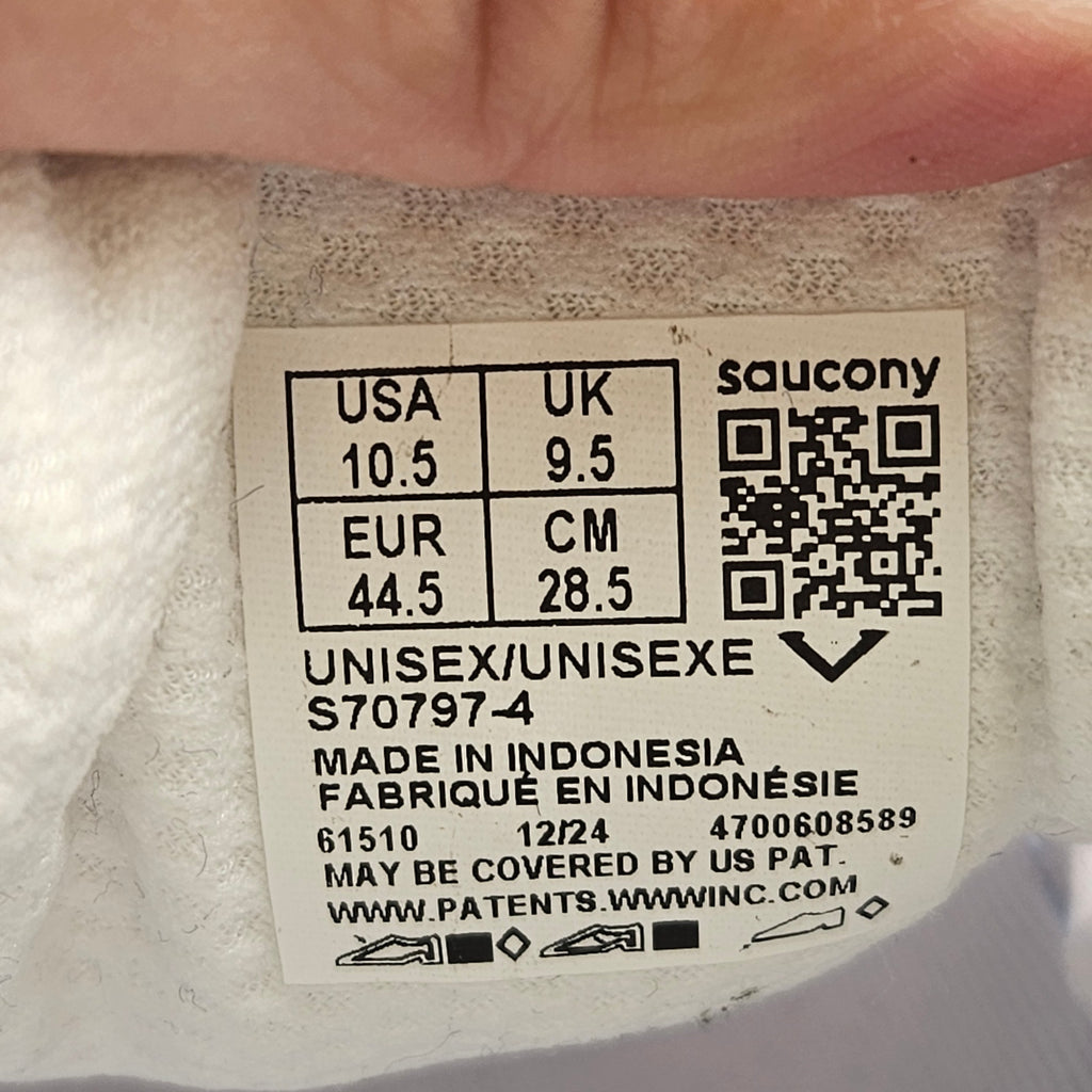 SAUCONY MEN'S 10.5 GRID NXT WHITE RUNNING SNKR S70797-4 NWOB