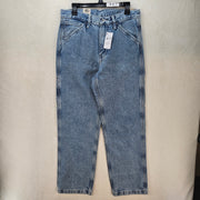 LEVI'S 568 MEN'S 31X32 CARPENTER LIGHT BLUE DENIM JEANS NWT WORKWEAR