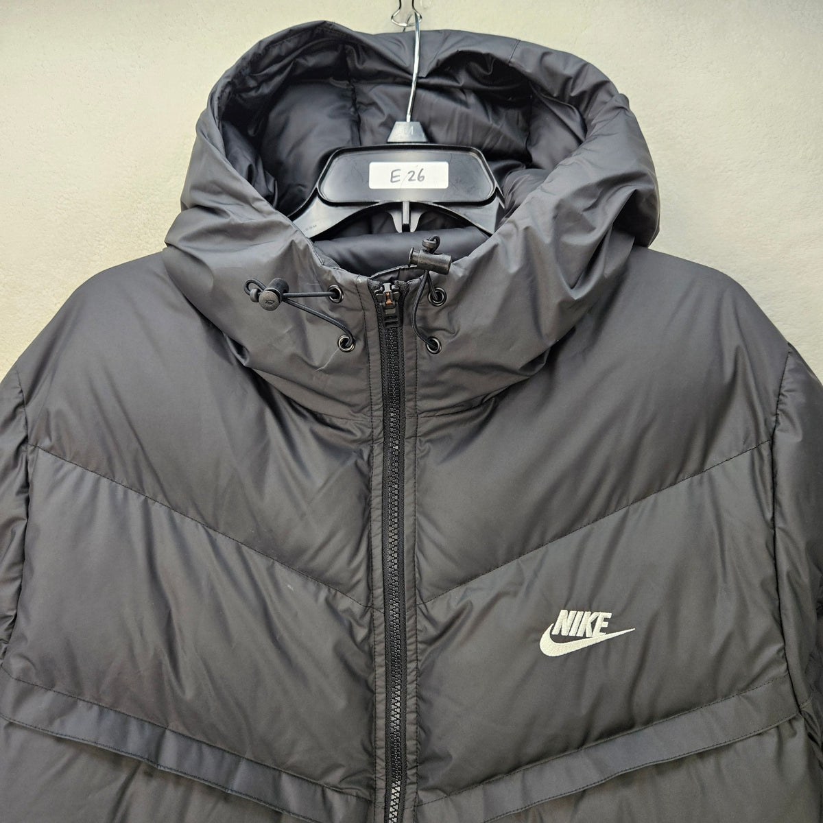 NIKE MEN'S LARGE WINDRUNNER STORM FIT PRIMALOFT BLACK PUFFER JACKET FB8185-010