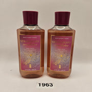 BODY & BODY WORKS STRAWBERRY SNOWFLAKES 2PK 10oz X2 NEW BODY WASH