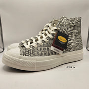 CONVERSE MEN'S 11 CHUCK TAYLOR FIRST STRING WHITE SNOW ALLIGATOR TEXTURE A18413C