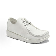 ECCO AT. KOLLEKTIVE MEN'S 46 WHITE LEATHER JOKE LACE SHOE NIB 39059491125