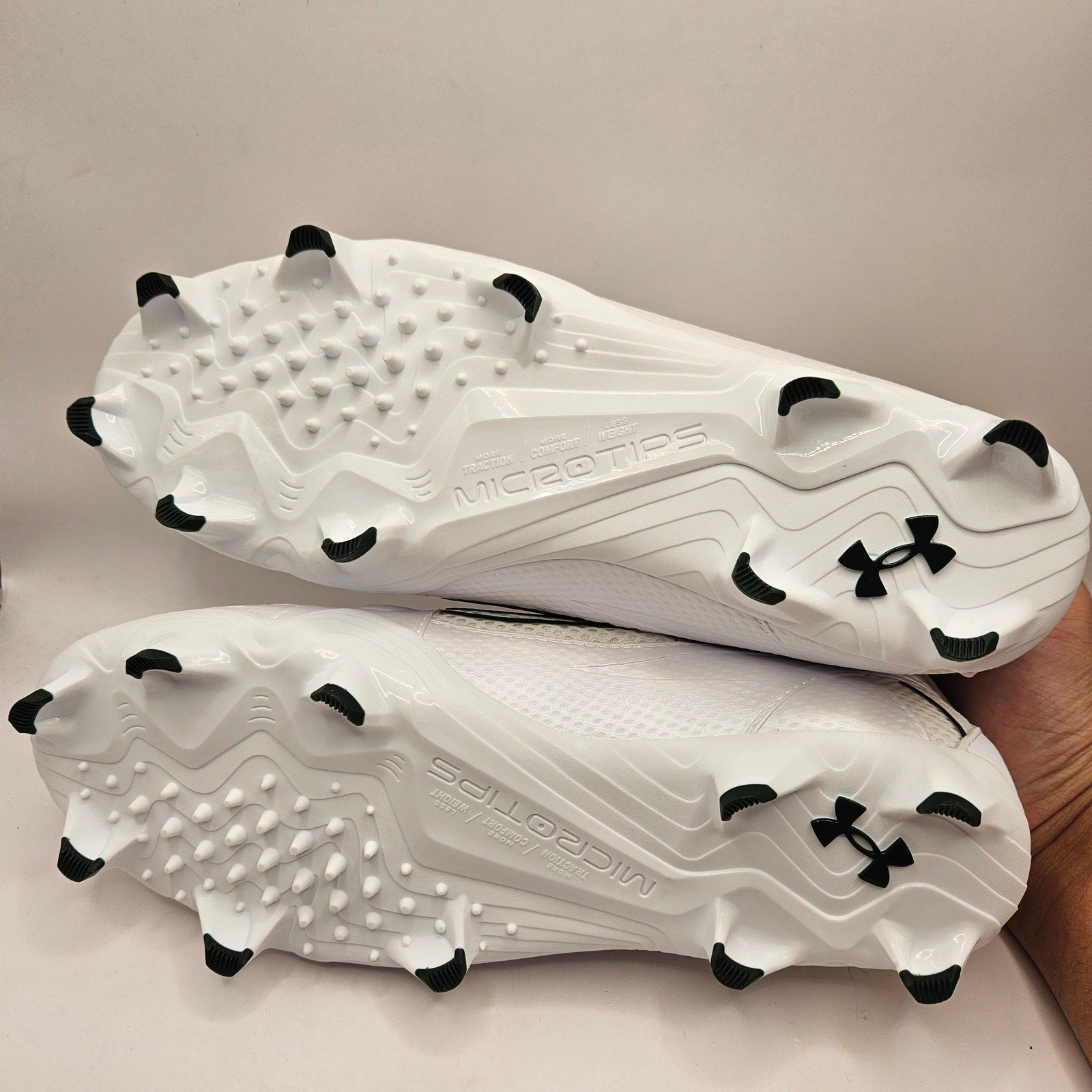UNDER ARMOUR WOMEN 11.5 GLYDE SOLA PRO TPU WHT SOFTBALL CLEATS NWOB 6012856-284