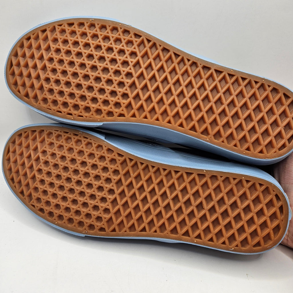 VANS MEN'S 10 CLASSIC SLIP ON PASTEL MONO DUSTY BLUE NWOB