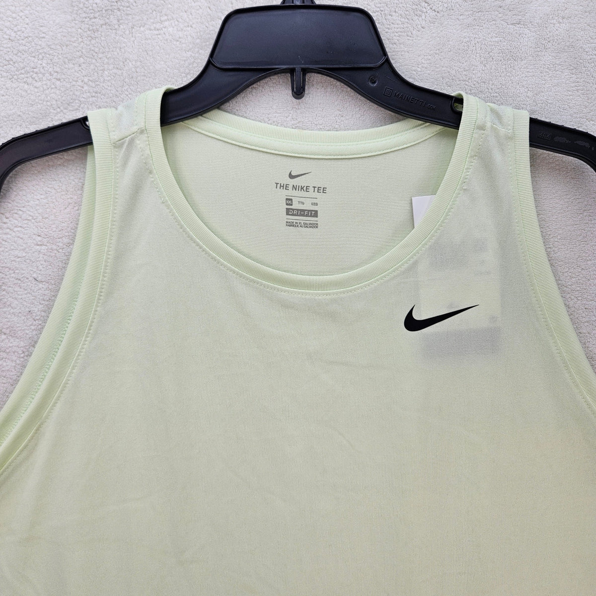 NIKE WOMEN'S XXL LIGHT GREEN DRI-FIT TRANING TANK NWT