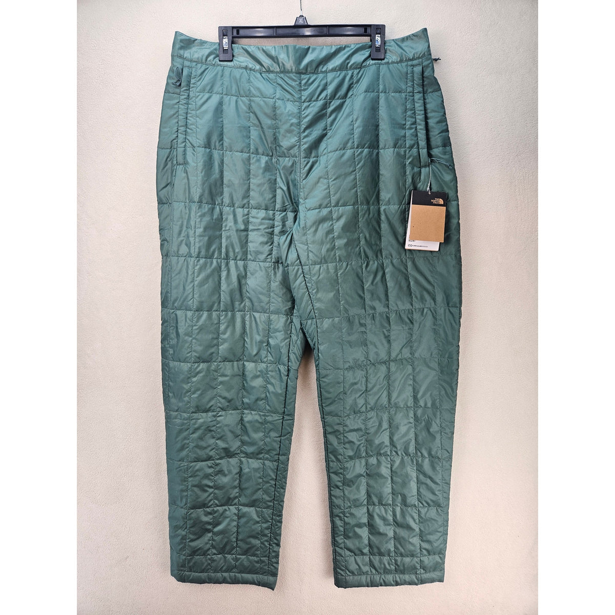 THE NORTH FACE WOMEN'S XXL CIRCALOFT PANT DARK SAGE QUILTED NF0A84JCIOF