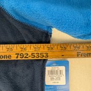 COLUMBIA MEN'S XXL STEENS MOUNTAIN HALF SNAP FLEECE NAVY WHT