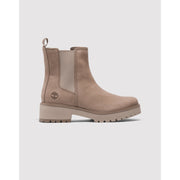 TIMBERLAND WOMEN'S 5.5 CARNABY COOL MID CHELSEA BOOT TAUPE GRAY TB0A41CW929