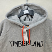 TIMBERLAND X NINA CHANEL ABNEY XL TERRY CLOTH PULLOVER HOODIE GRAY NWT