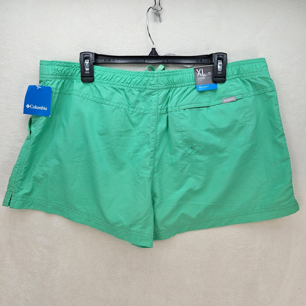 COLUMBIA WOMEN'S XL SANDY RIVER SHORTS 3" INSEAM TEAL NWT