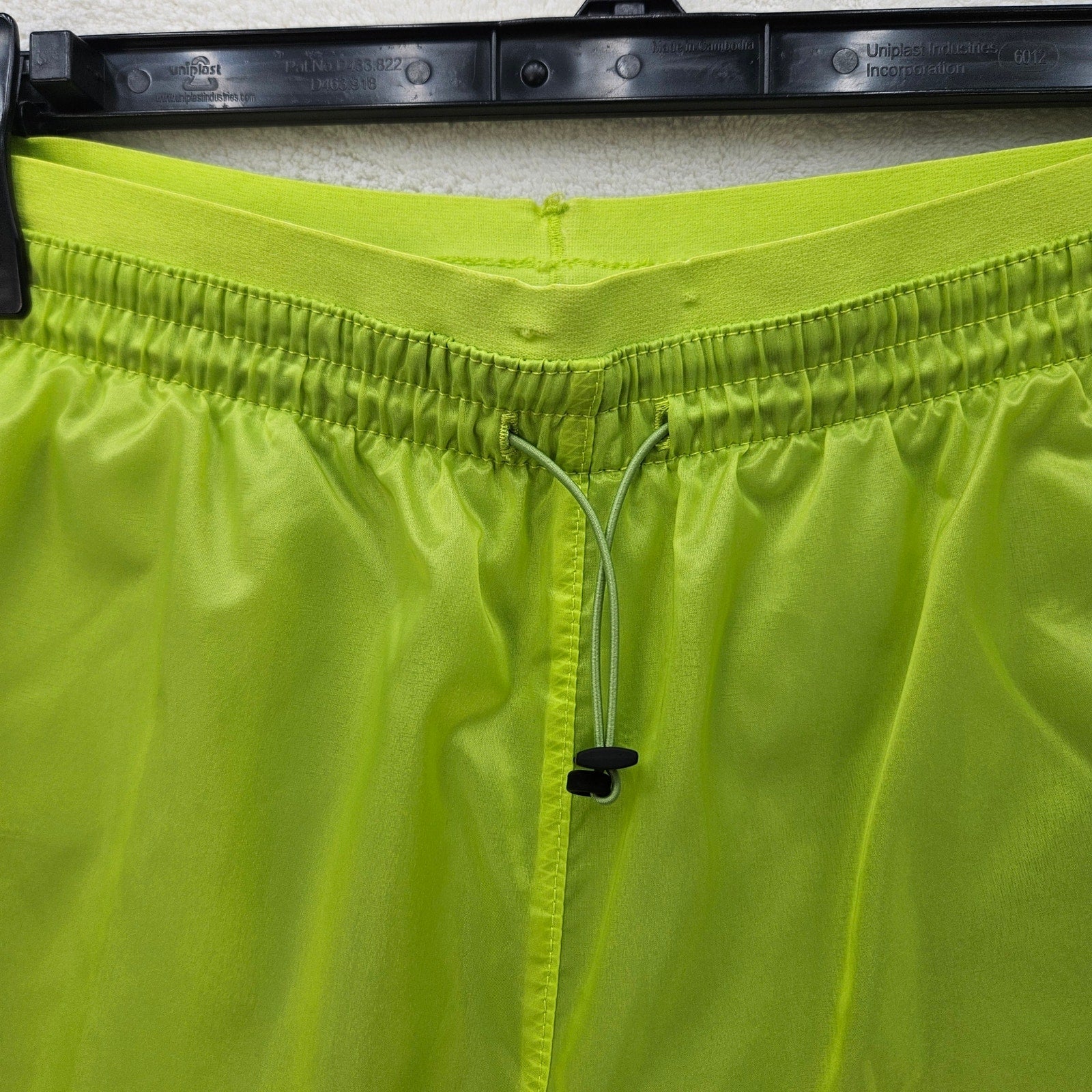 NIKE WOMEN'S LARGE ICON CLASH TEMPO LUXE RUNNING SHORTS GREEN DM7739-321 NWT