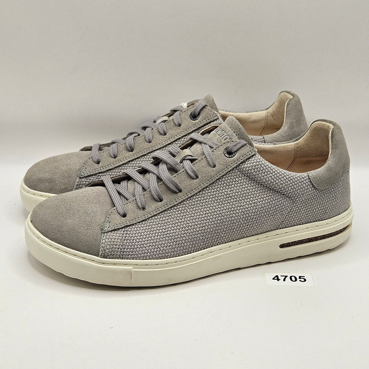 Bend Low Light Grey Textile Low Top Sneaker Made