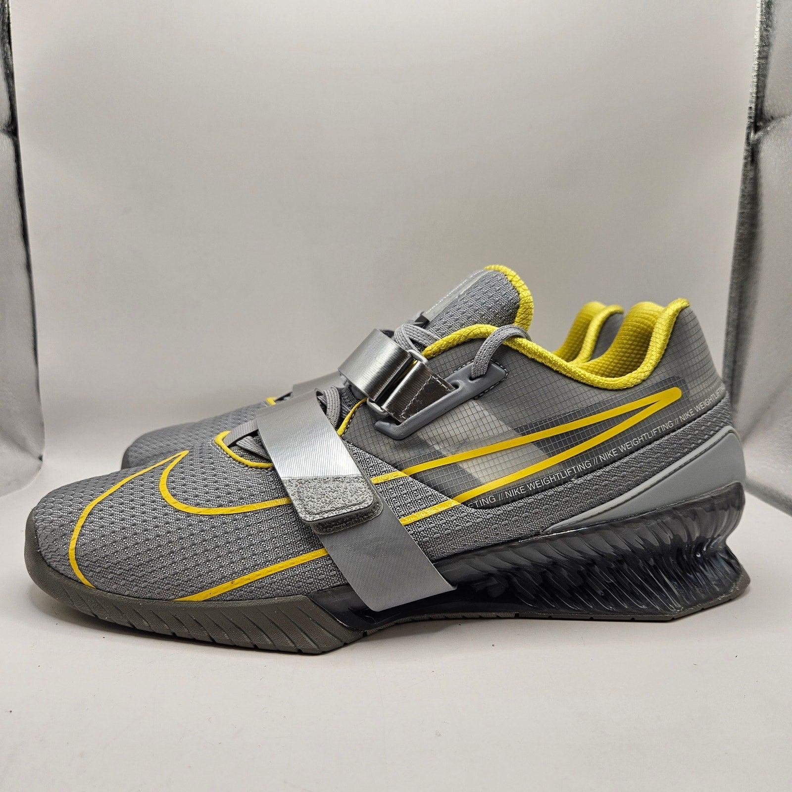 NIKE MEN'S 13 ROMALEOS 4 WOLF GREY LIGHTENING WEIGHTLIFTING GYM SHOES CD3463-002