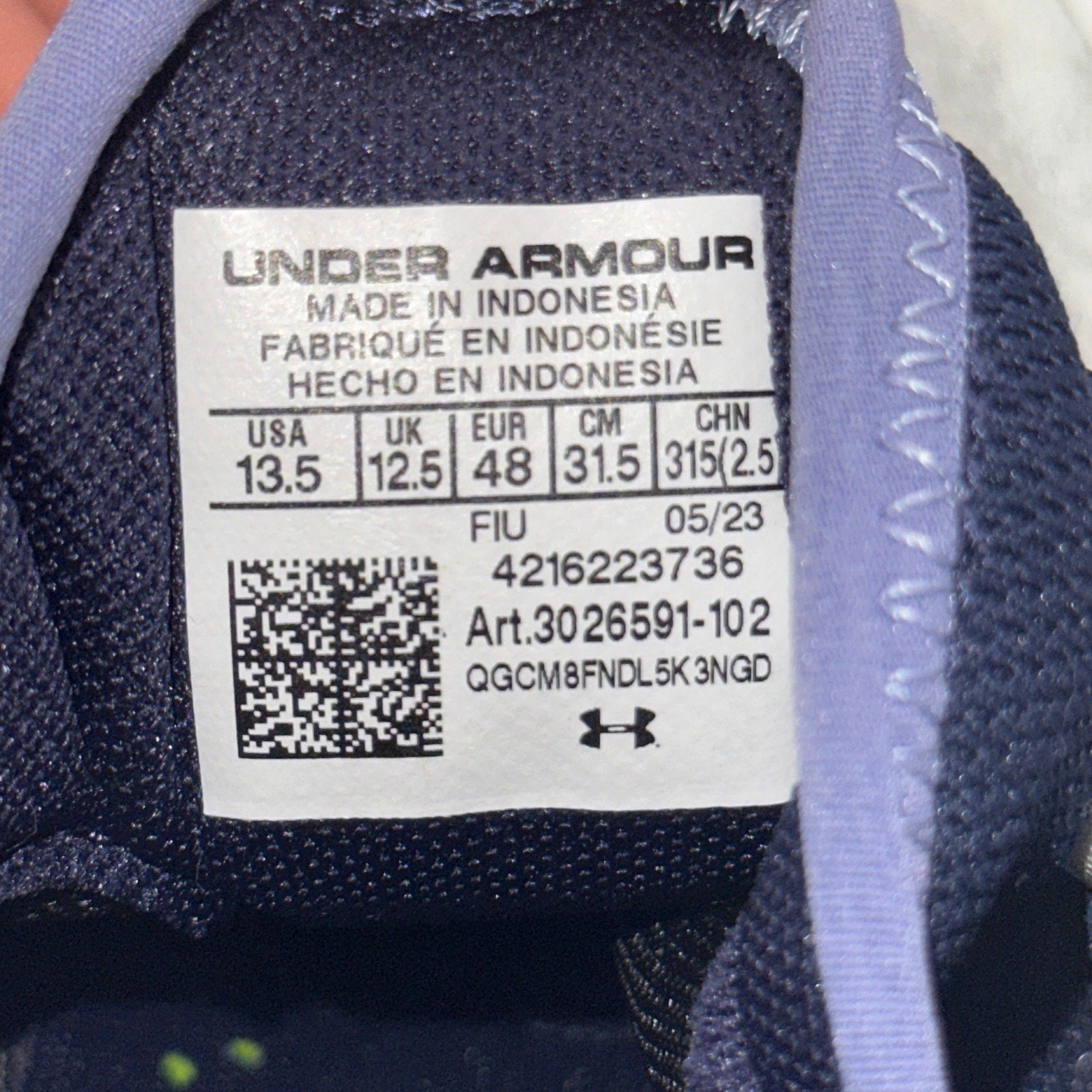 Under Armour Mens 13.5 Harper 8 Elite TPU Baseball Cleats 3026591-102