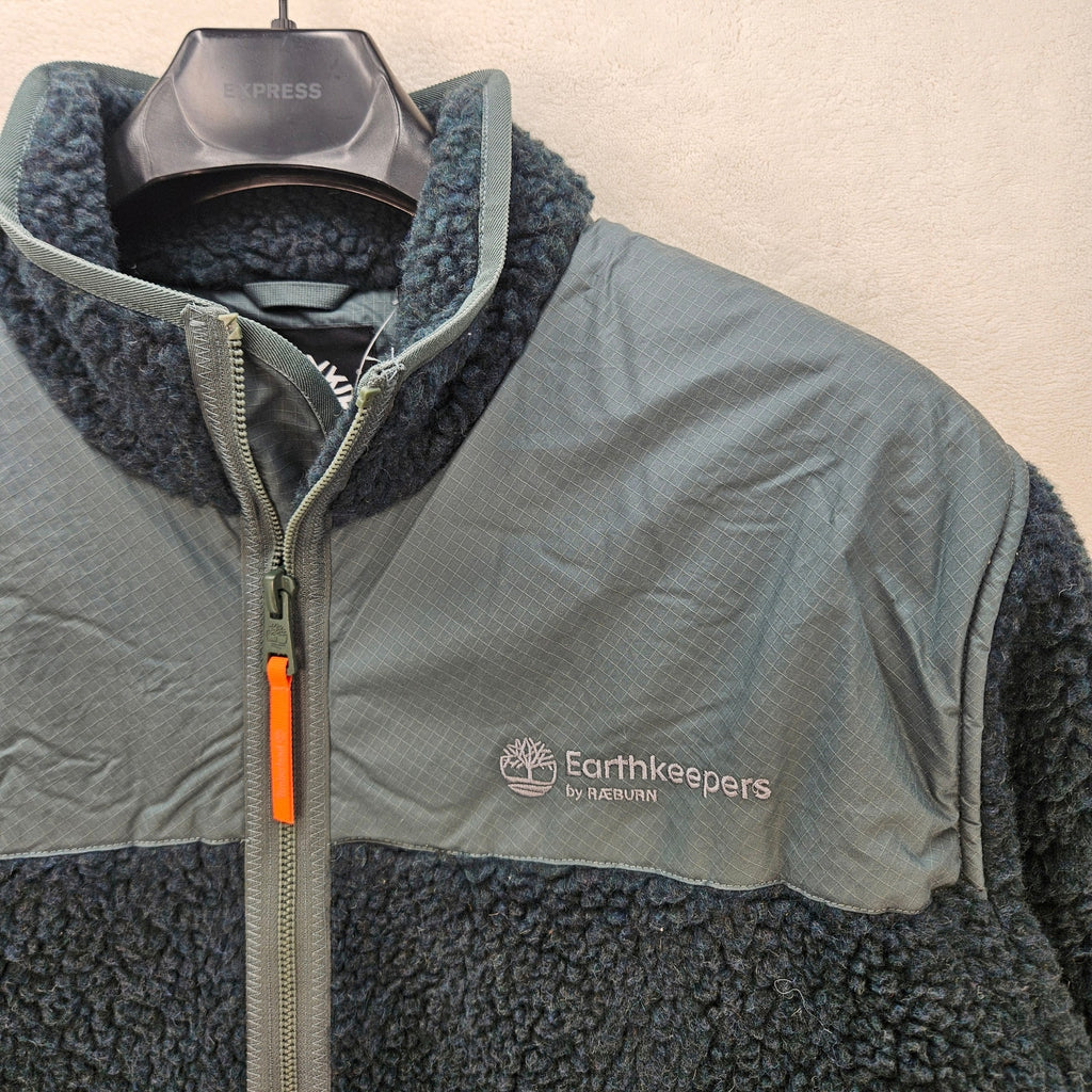 TIMBERLAND X RAEBURN EARTHKEEPERS BLUE SHERPA JACKET MEN'S XXL NWT