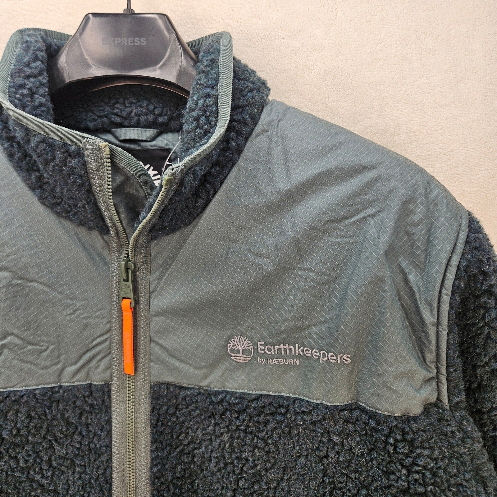 TIMBERLAND X RAEBURN EARTHKEEPERS BLUE SHERPA JACKET MEN'S XXL NWT