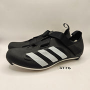 ADIDAS MEN'S 8.5 INDOOR CYCLING CORE BLACK WHITE SHOES GX6544 NWOB